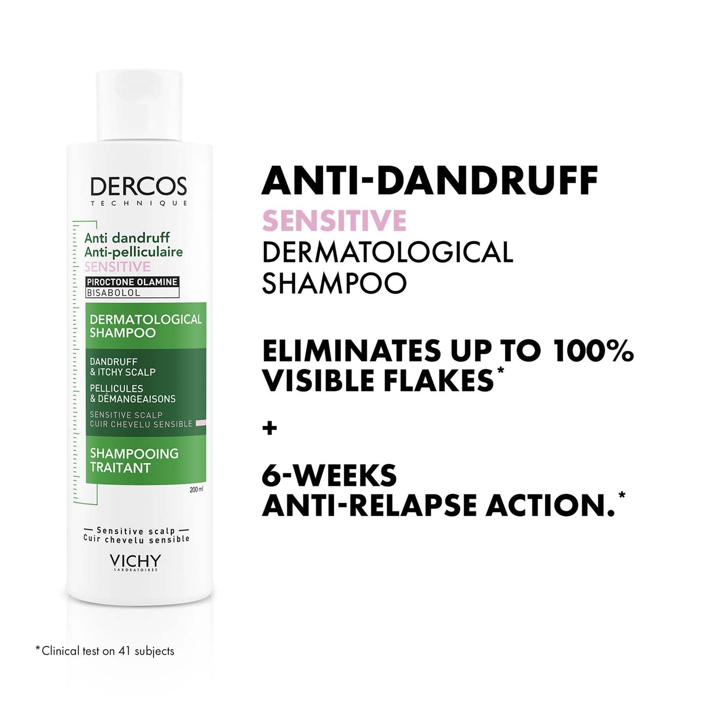 Vichy Dercos Anti-Dandruff Shampoo for Sensitive Scalp 200ml