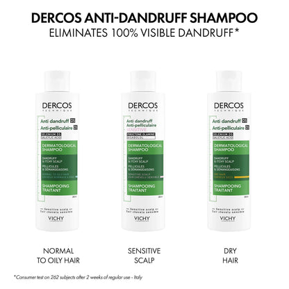 Vichy Dercos Anti-Dandruff Shampoo for Sensitive Scalp 200ml
