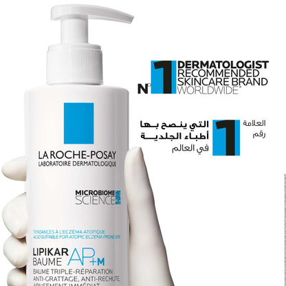 La Roche-posay Lipikar Baume Ap+m Moisturizing for Dry and Eczema-prone Skin 400ml