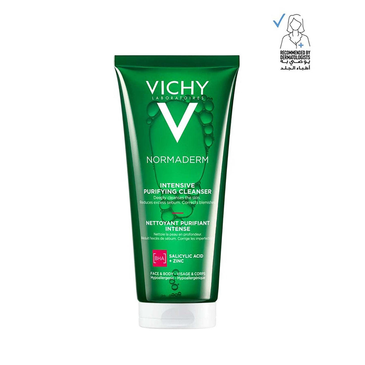 Vichy Normaderm Phytosolution Face Cleanser Gel for Oily/Acne Skin with Salicylic Acid 200ml