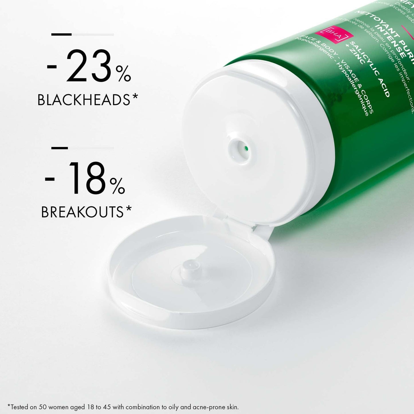 Vichy Normaderm Phytosolution Face Cleanser Gel for Oily/Acne Skin with Salicylic Acid 200ml