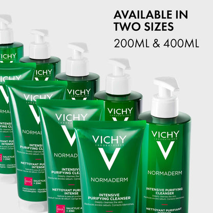 Vichy Normaderm Phytosolution Face Cleanser Gel for Oily/Acne Skin with Salicylic Acid 200ml
