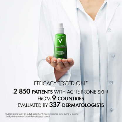 Vichy Normaderm Phytosolution Double Correction Daily Care Moisturiser for Oily & Acne Skin With Salicylic Acid 50ml