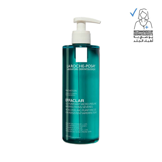 La Roche-Posay Effaclar Micro-Peeling Cleansing Gel with Salicylic Acid for Oily Skin 400ml