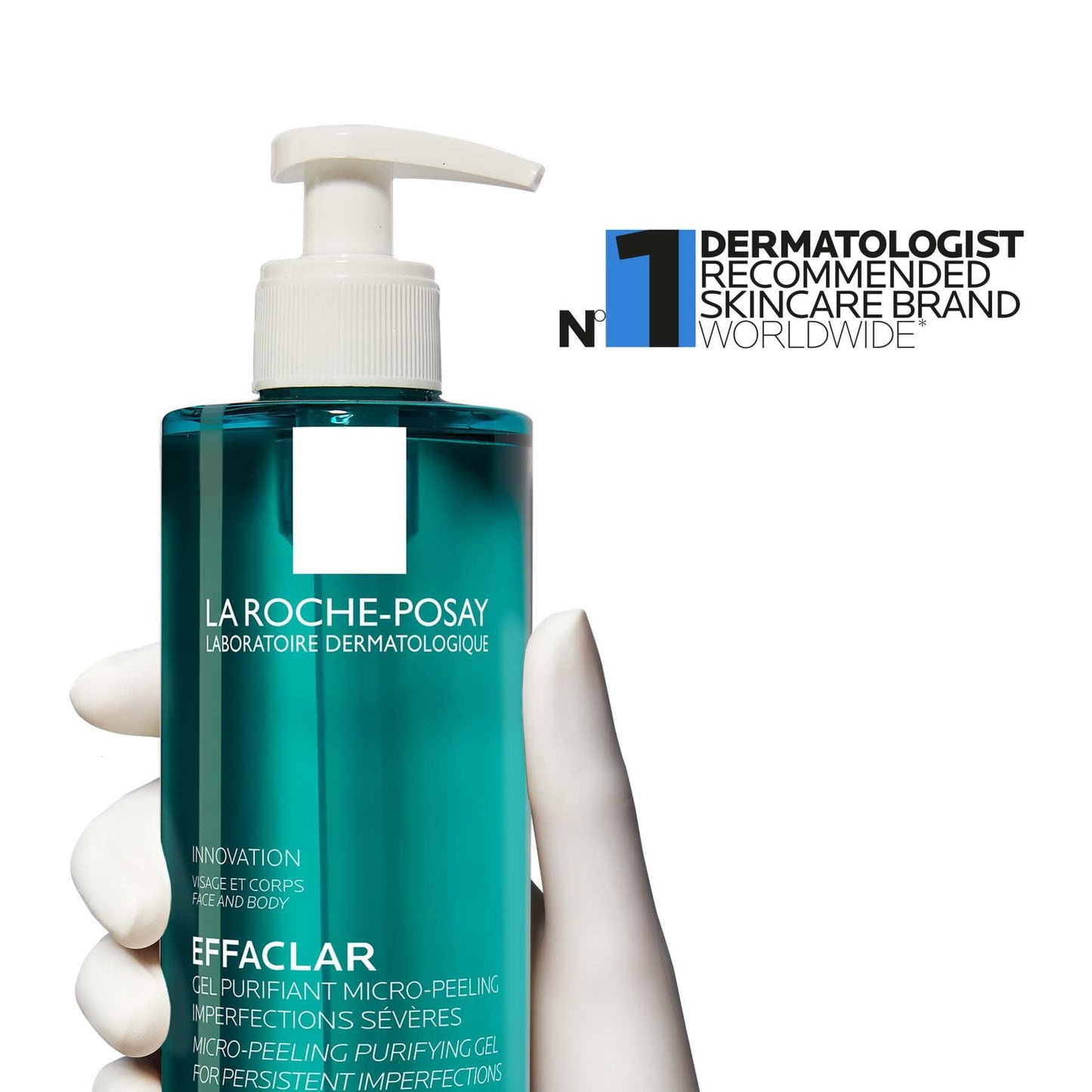 La Roche-Posay Effaclar Micro-Peeling Cleansing Gel with Salicylic Acid for Oily Skin 400ml