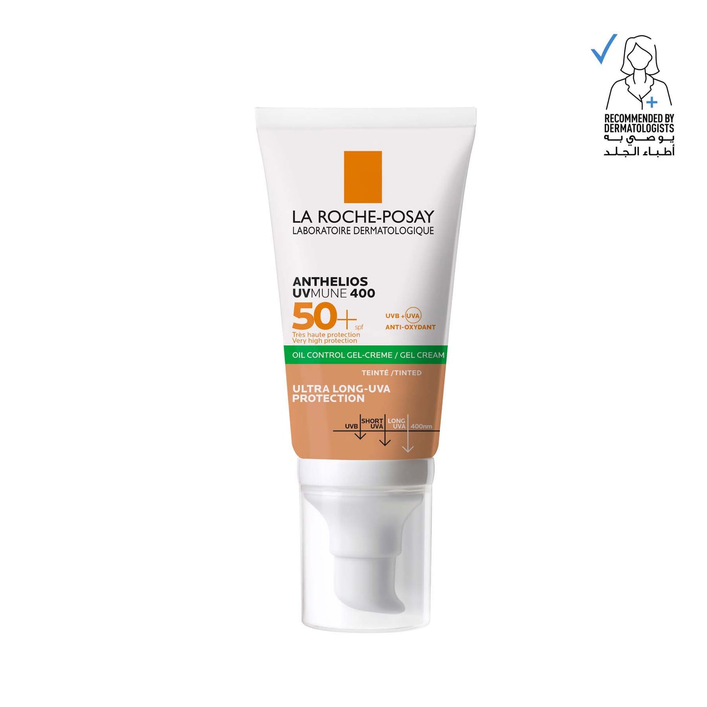 La Roche-Posay Anthelios UVMune 400 Tinted Oil Control Gel Cream SPF50+ 50ml