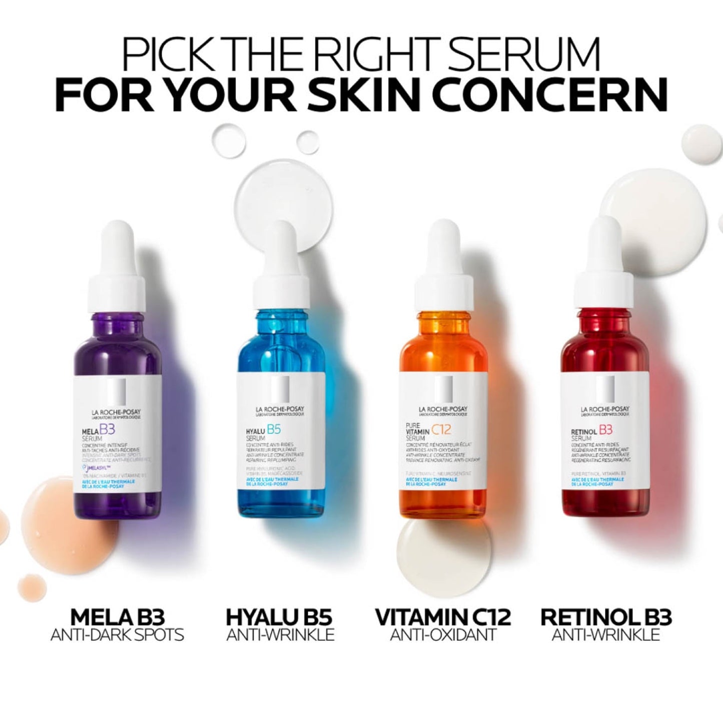La Roche-posay Mela B3 Anti-dark Spots Concentrate Serum With Niacinamide for All Skin Types 30ml