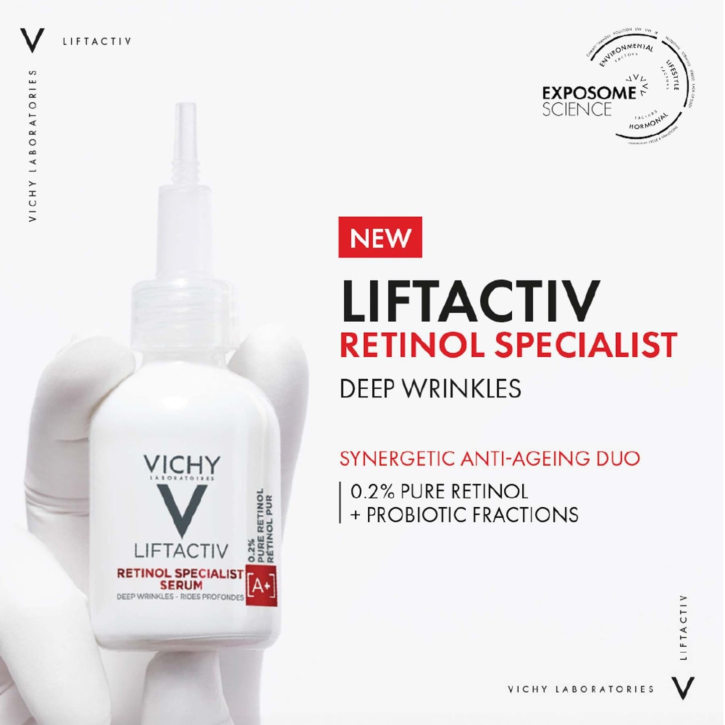 Vichy Liftactiv Retinol Specialist Deep Wrinkle and Anti-Ageing Serum 30ml