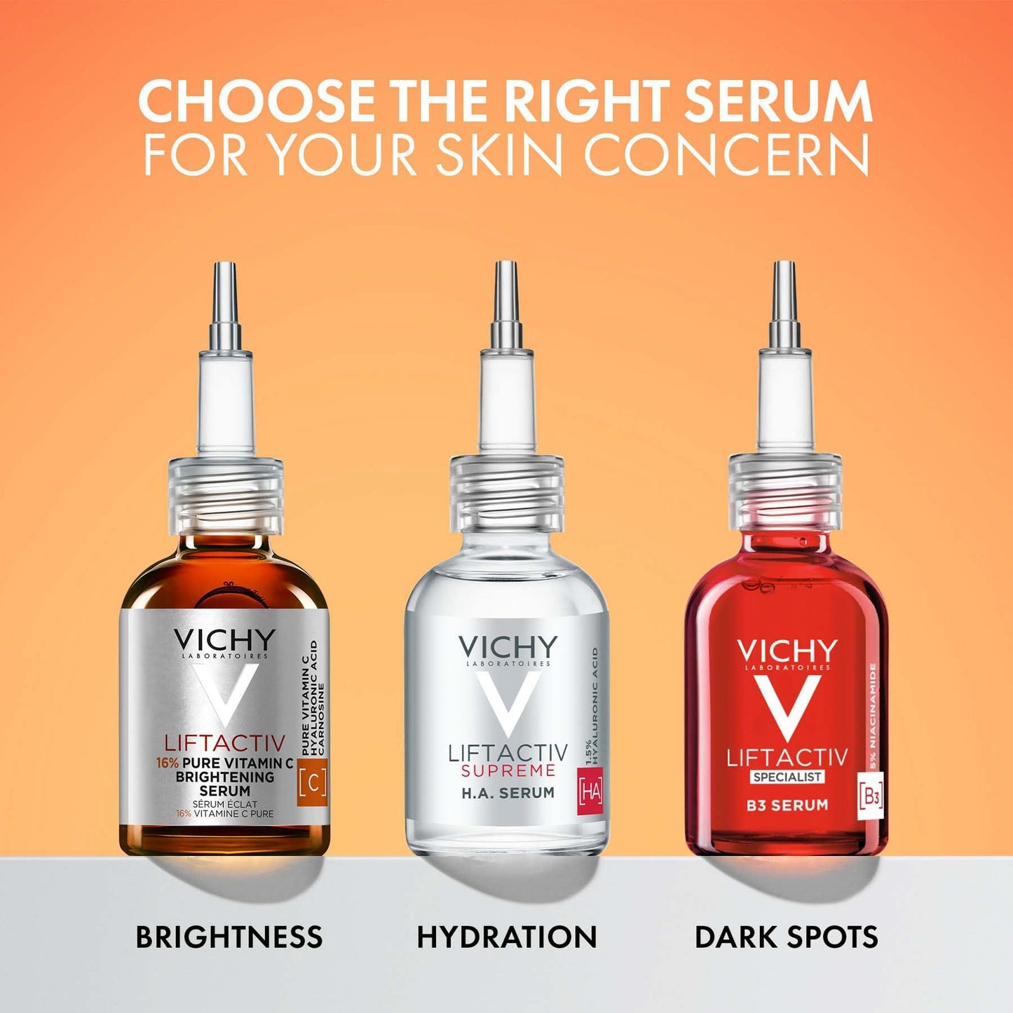Vichy Liftactiv Vitamin C 16% Serum for Anti-Ageing & Brightening 20ml