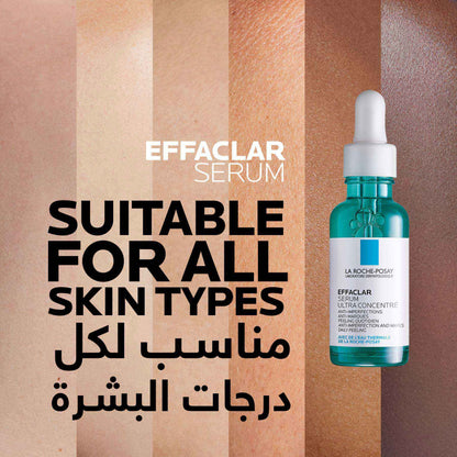 La Roche-Posay Effaclar Acne Serum with Salicylic Acid and Niacinamide for Oily and Acne-Prone Skin 30ml