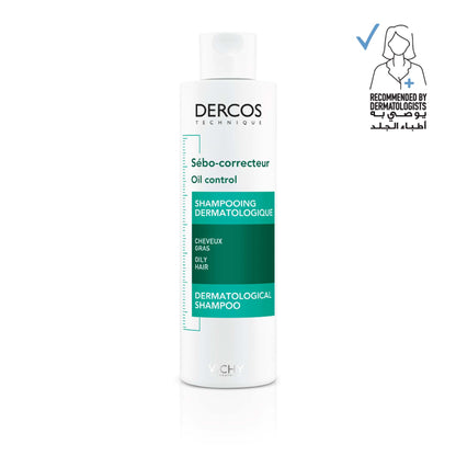 Vichy Dercos Oil Correct Shampoo for Oily Hair 200ml