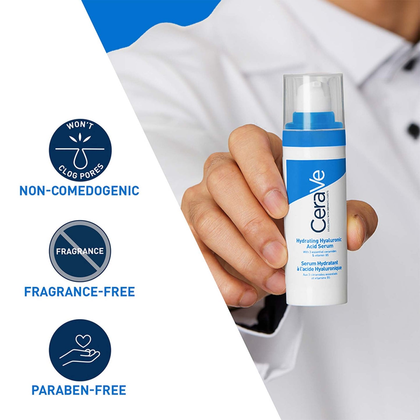 CeraVe Hydrating Hyaluronic Acid Serum for Dry Skin 30ml