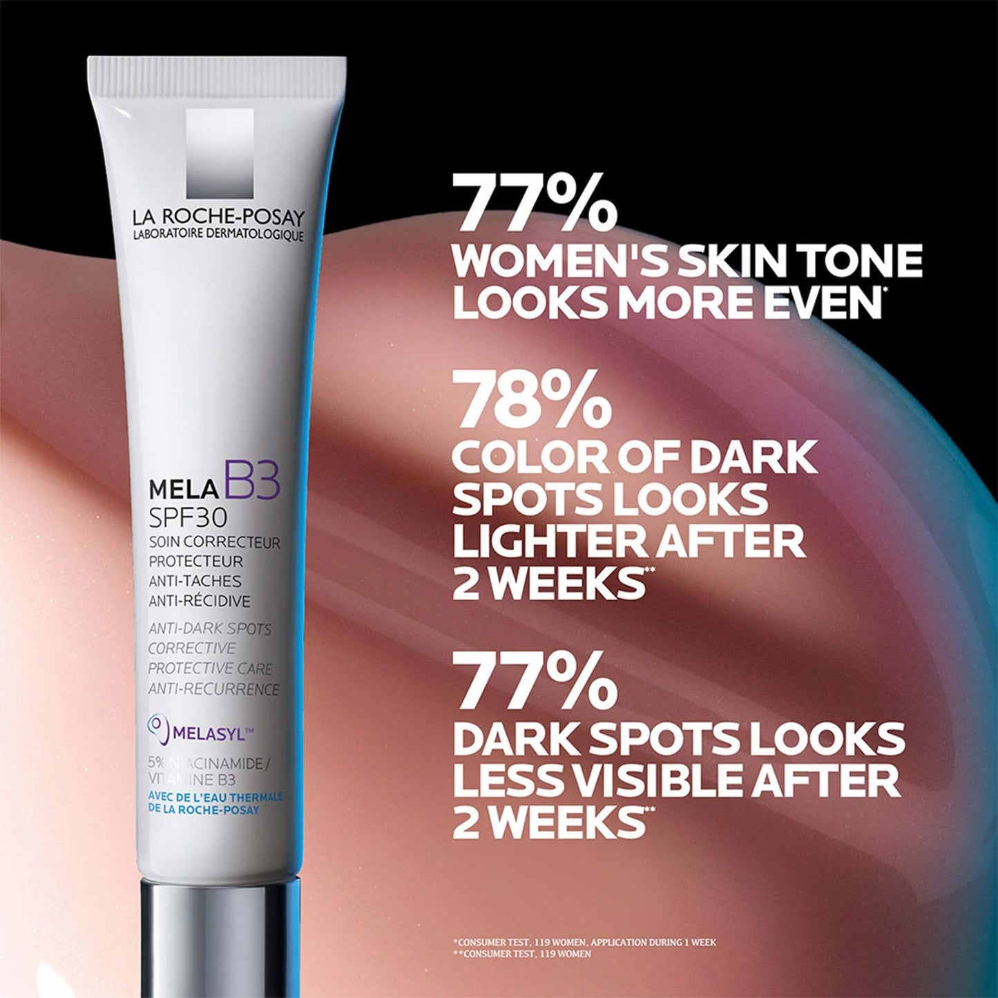 La Roche-Posay Mela B3 Anti-Dark Spots Concentrate Cream SPF30 with Niacinamide for All Skin Types 40ml