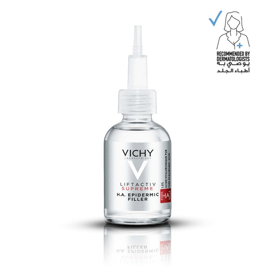 Vichy Liftactiv Supreme HA Filler Hyaluronic Acid Serum to Reduce Wrinkles, Plump & Smooth 30ml