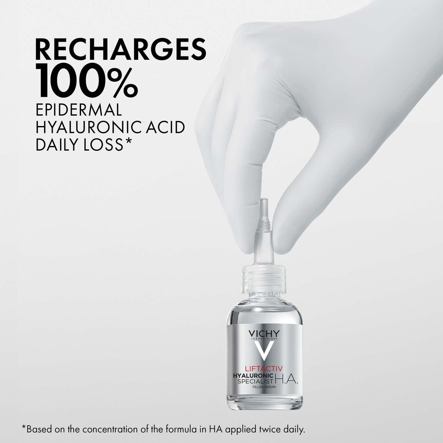 Vichy Liftactiv Supreme HA Filler Hyaluronic Acid Serum to Reduce Wrinkles, Plump & Smooth 30ml
