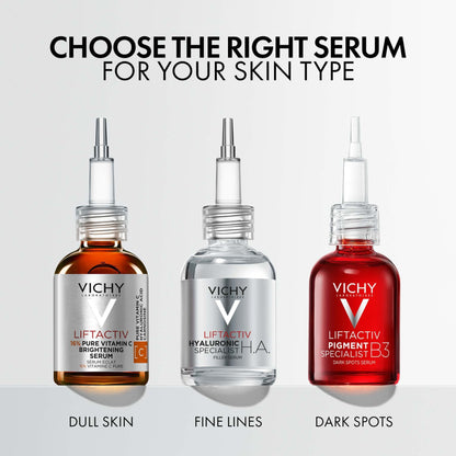 Vichy Liftactiv Supreme HA Filler Hyaluronic Acid Serum to Reduce Wrinkles, Plump & Smooth 30ml