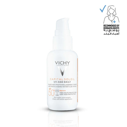 Vichy Capital Soleil UV-Age Tinted Anti-Ageing Sunscreen SPF50+ with Niacinamide 40ml
