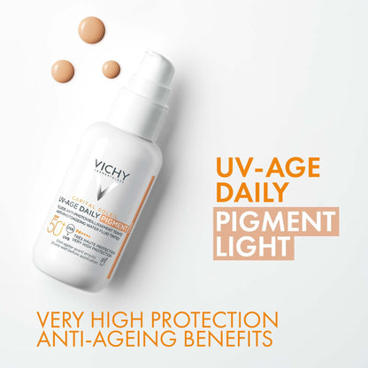 Vichy Capital Soleil UV-Age Tinted Anti-Ageing Sunscreen SPF50+ with Niacinamide 40ml