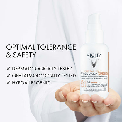 Vichy Capital Soleil UV-Age Tinted Anti-Ageing Sunscreen SPF50+ with Niacinamide 40ml