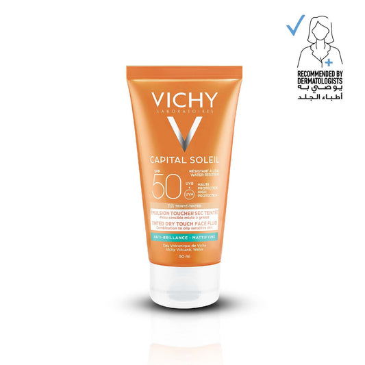 Vichy Capital Soleil BB Anti-Shine Tinted Sunscreen for Combination to Oily Skin SPF50+ 50ml