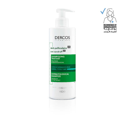 Vichy Dercos Anti-Dandruff Shampoo for Normal to Oily Hair 390ml