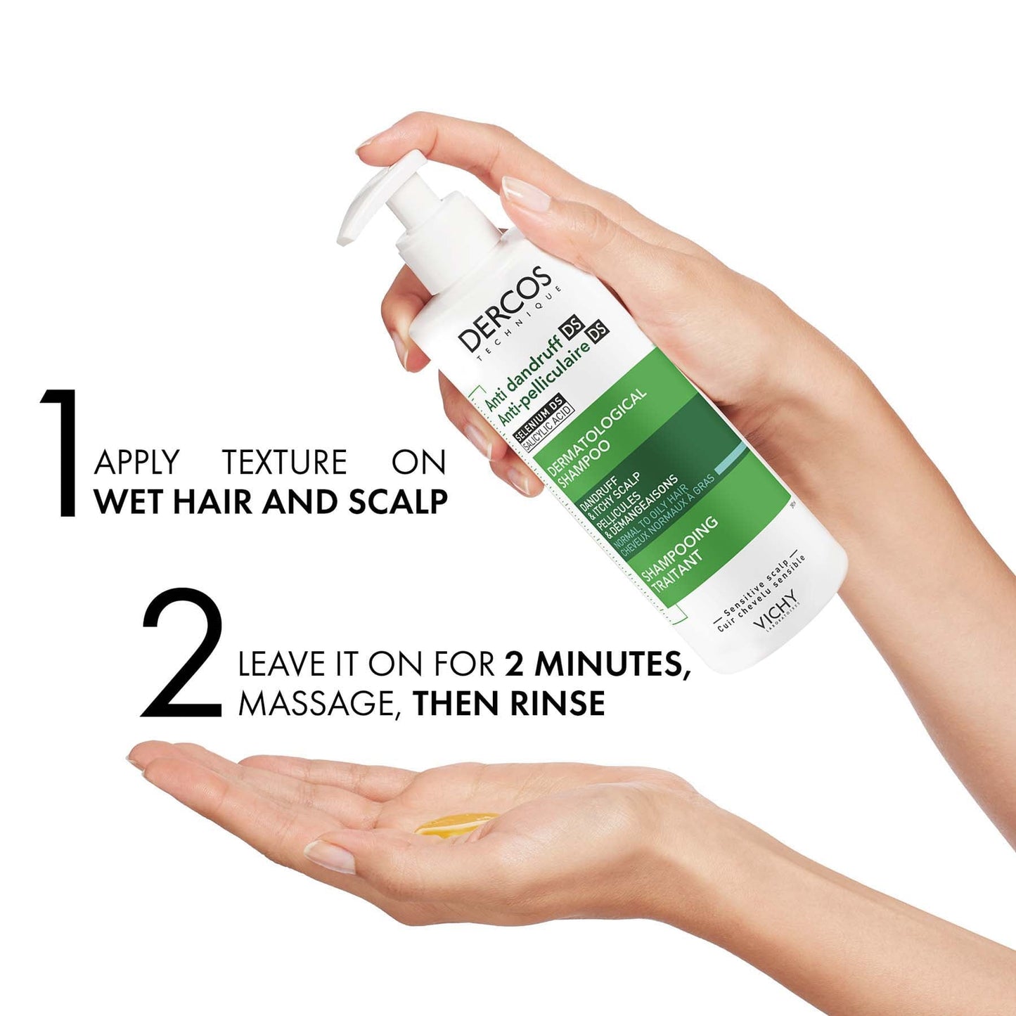 Vichy Dercos Anti-Dandruff Shampoo for Normal to Oily Hair 390ml