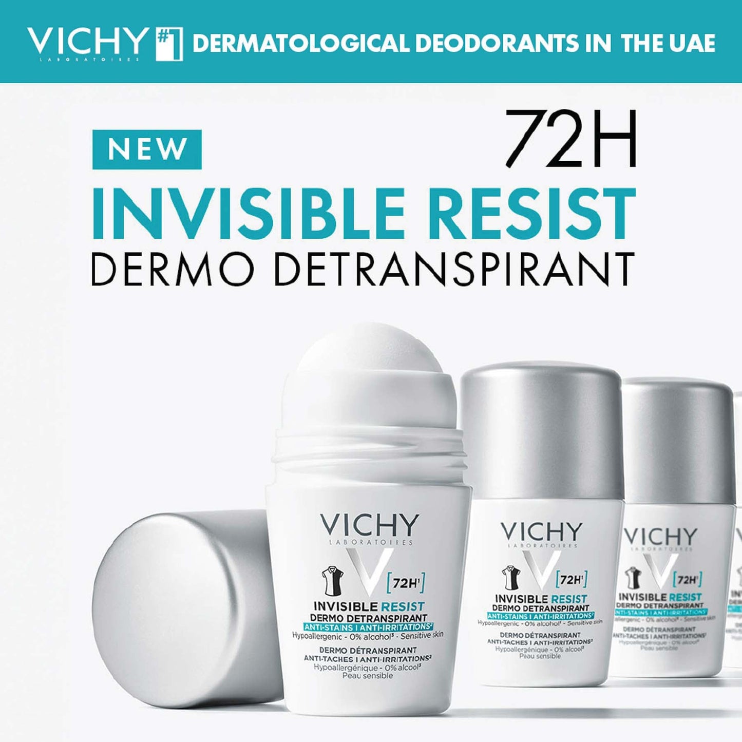 Vichy 72 Hours Invisible Resist Deodorant for Women 50ml
