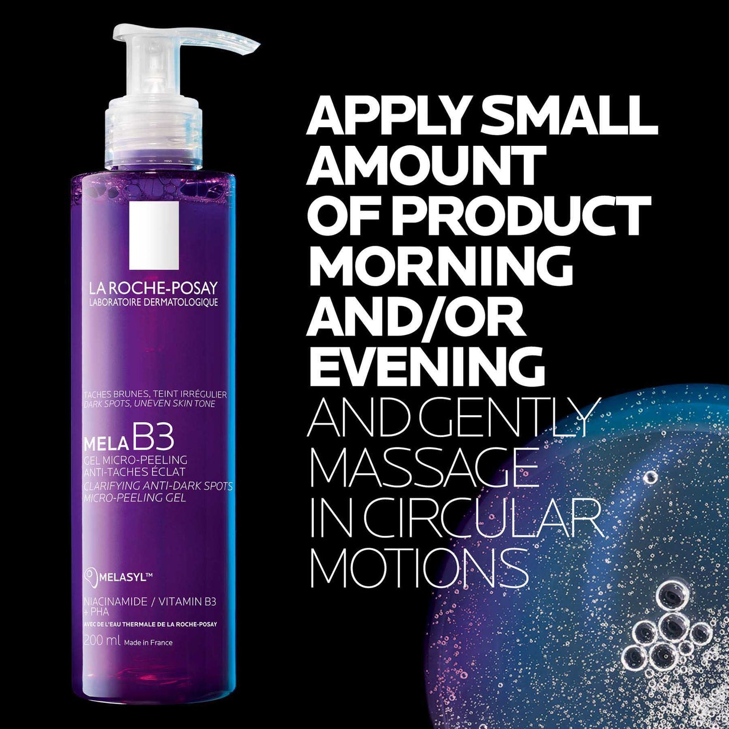 La Roche-Posay Mela B3 Anti-Dark Spots Cleanser with Niacinamide for All Skin Types 200ml