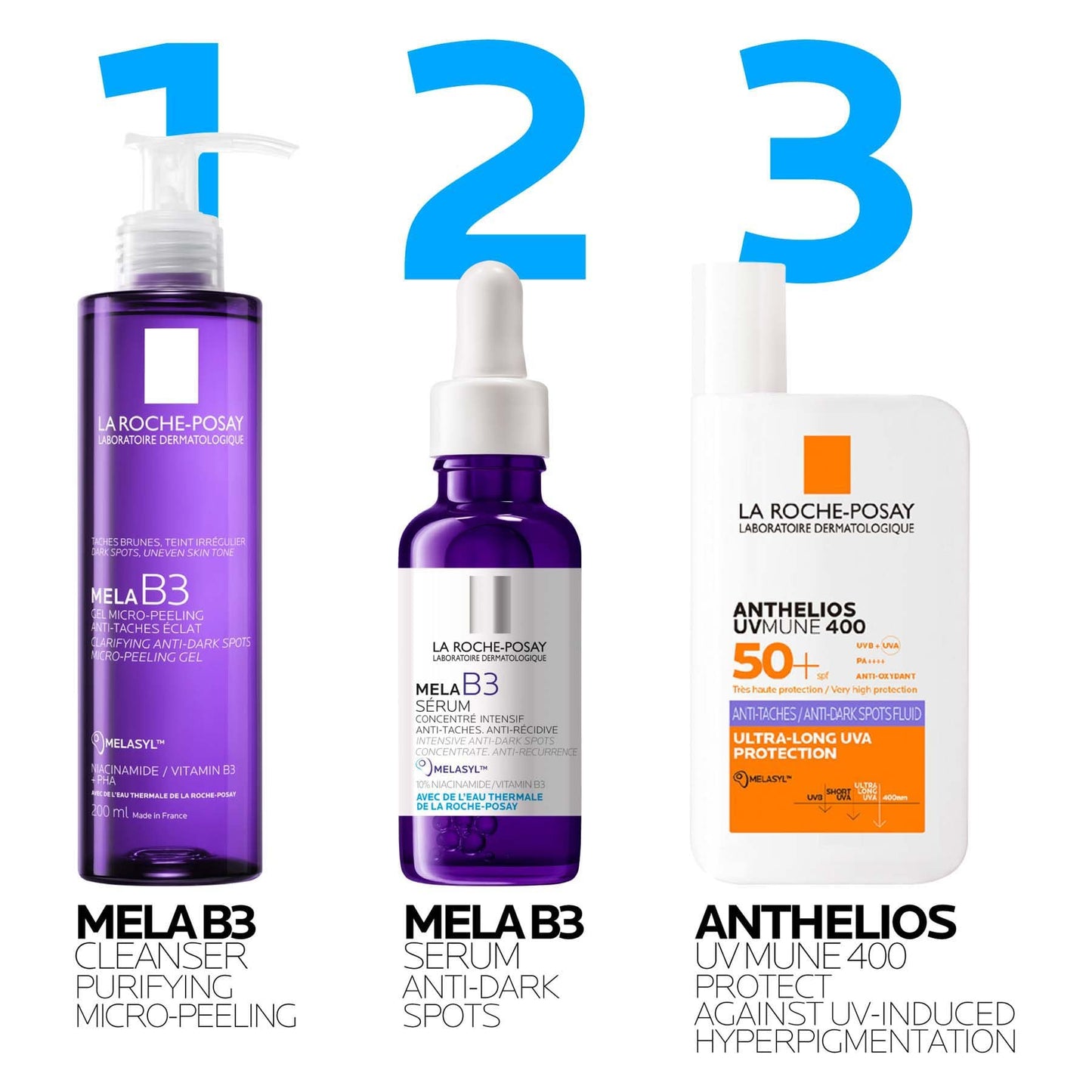 La Roche-Posay Mela B3 Anti-Dark Spots Cleanser with Niacinamide for All Skin Types 200ml