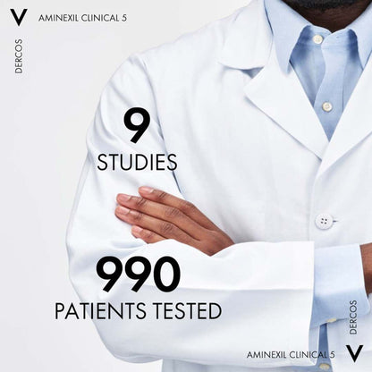 Vichy Dercos Aminexil Clinical 5 Anti-Hair Fall Treatment for Women x21 Doses 6ml