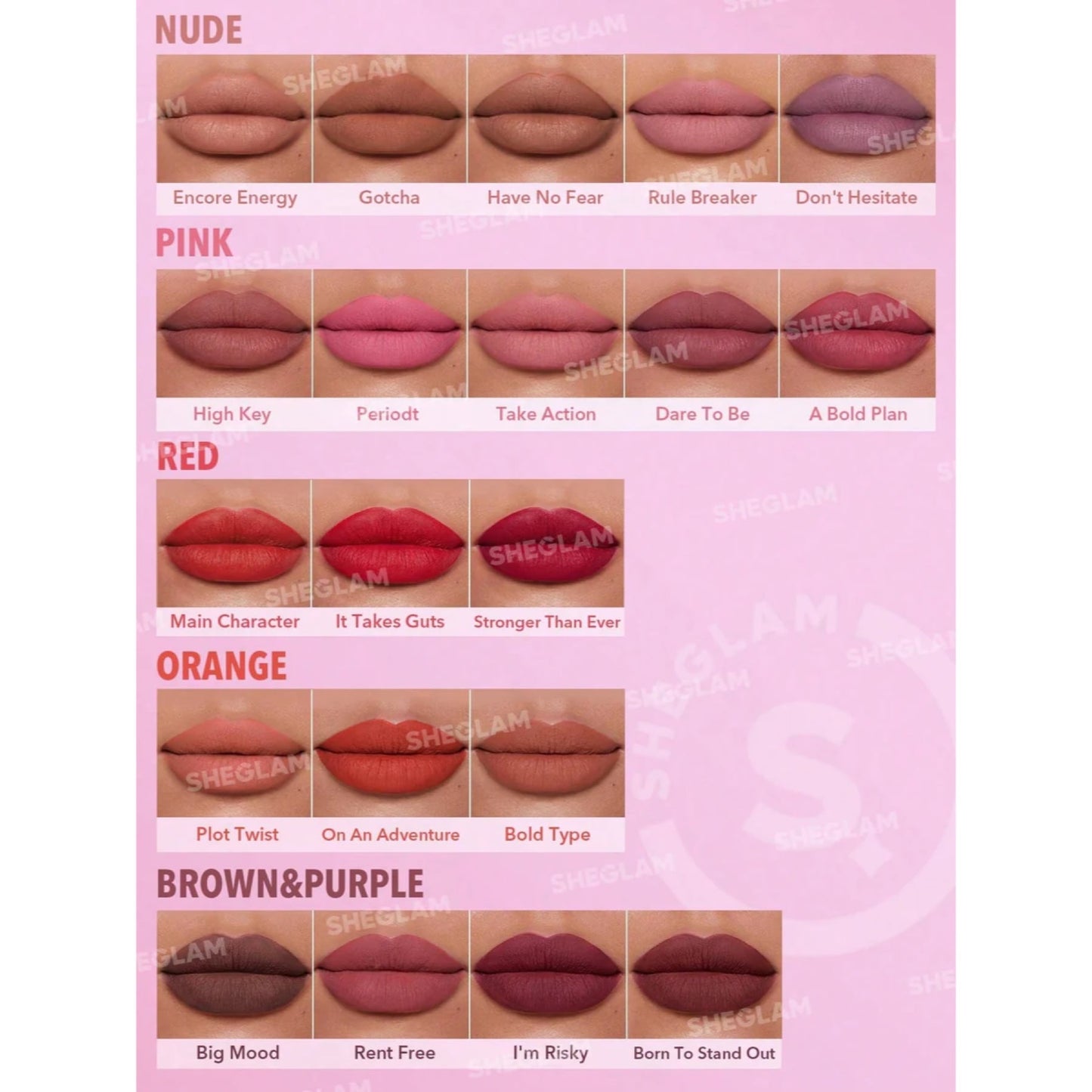 Sheglam Dynamatte Boom Long-lasting Matte Lipstick