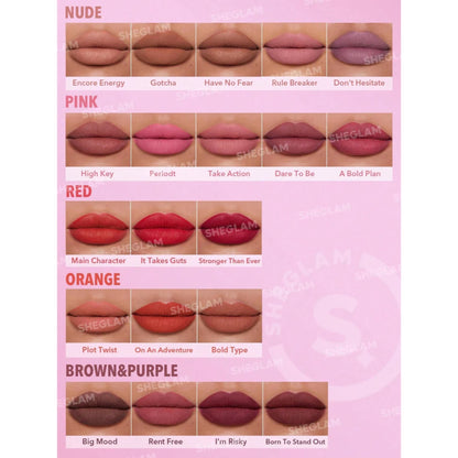 Sheglam Dynamatte Boom Long-lasting Matte Lipstick