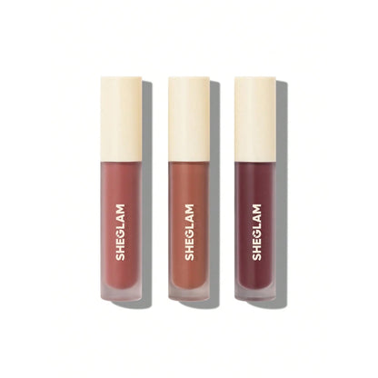 Sheglam Matte Allure Mini Liquid Lipstick Set (3 pc)