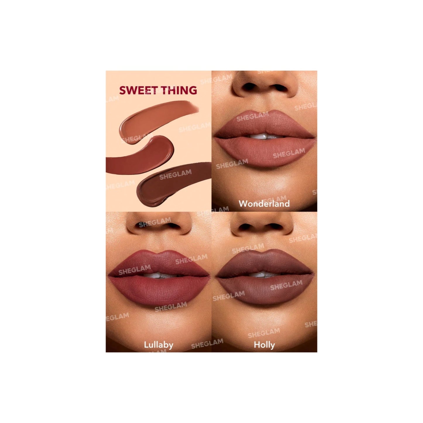 Sheglam Matte Allure Mini Liquid Lipstick Set (3 pc)