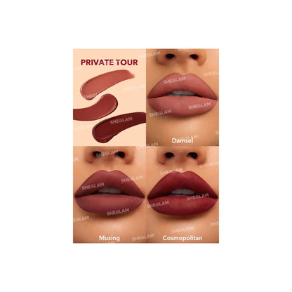 Sheglam Matte Allure Mini Liquid Lipstick Set (3 pc)