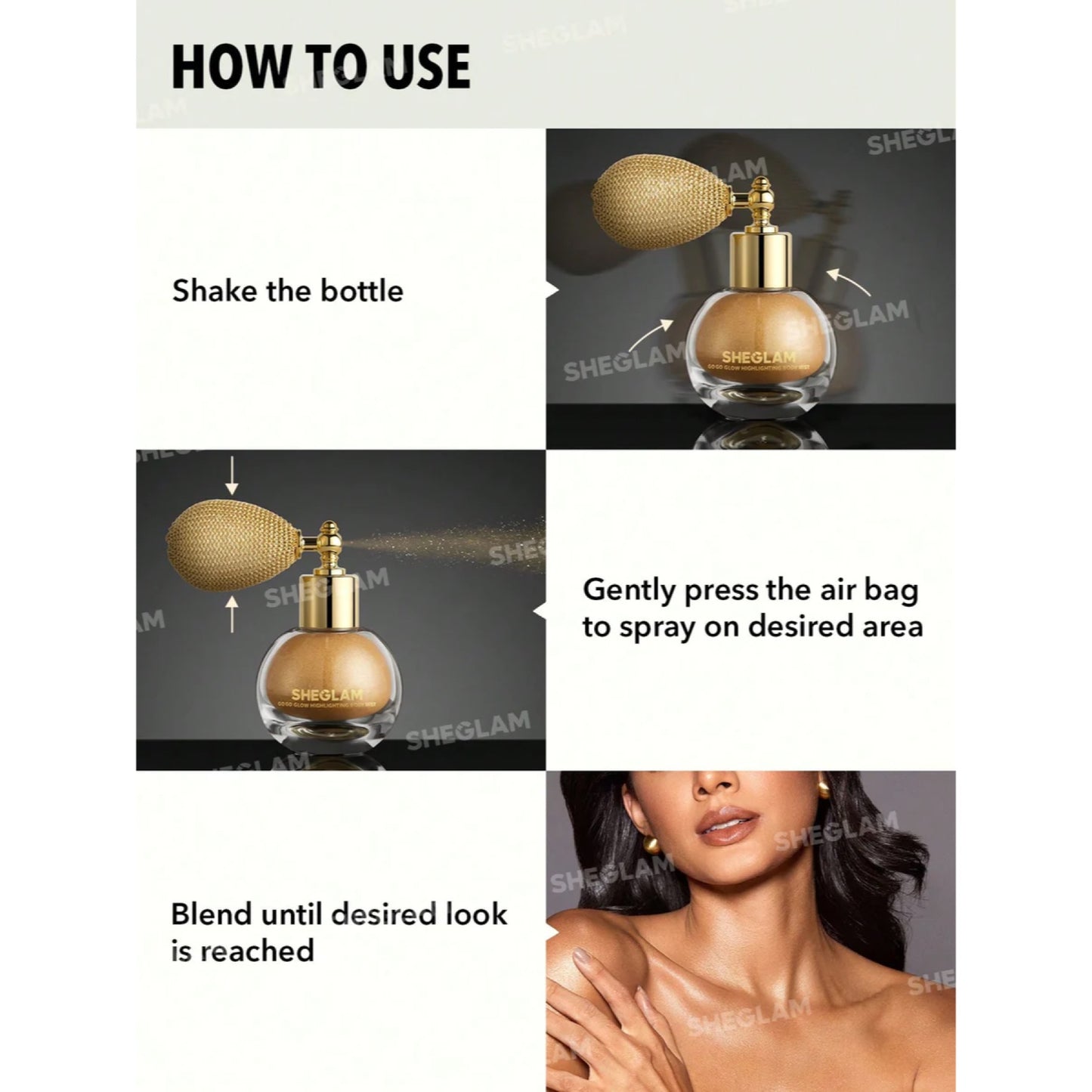 Sheglam Go Go Glow Highlighting Body Mist