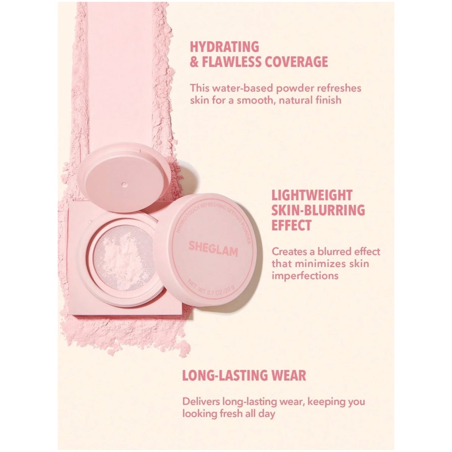 Sheglam Hydro-Touch Refreshing Setting Powder