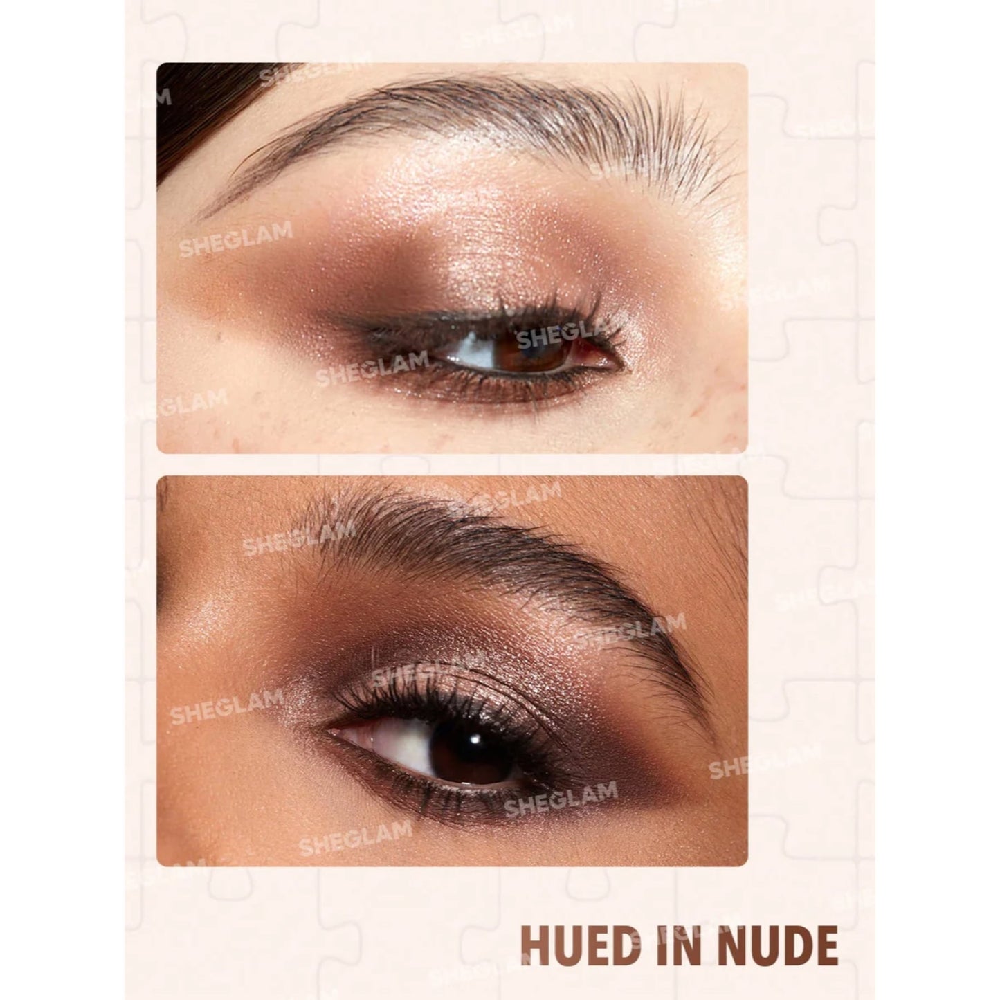 Sheglam Jazy Jigsaw Eyeshadow Palette - 8 shades