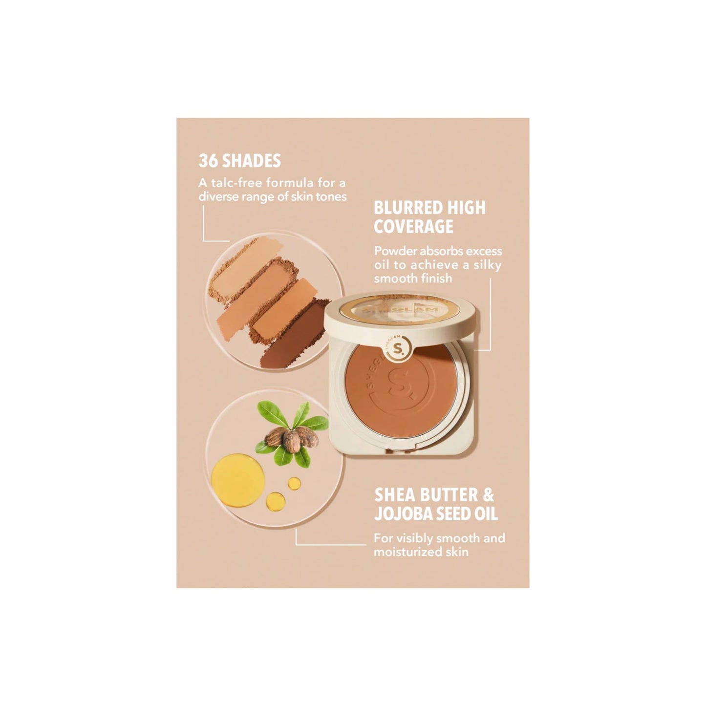 Sheglam Skin-Focus High Coverage Powder Foundation