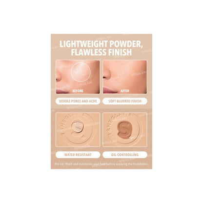 Sheglam Skin-Focus High Coverage Powder Foundation
