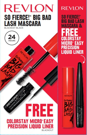 Revlon Combo So Fierce! Big Bad + ColorStay Micro Eye Liner Set