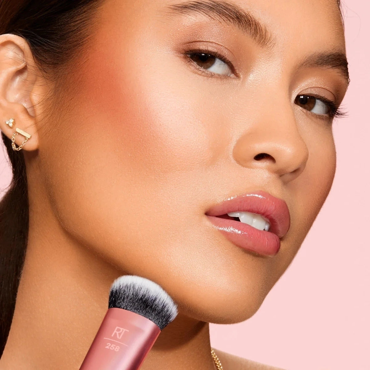 Real Techniques Face Base Makeup Brush Kit, 4 Piece Set