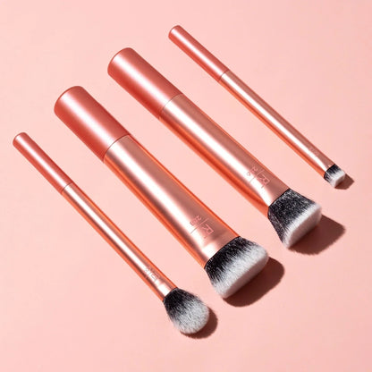 Real Techniques Face Base Makeup Brush Kit, 4 Piece Set