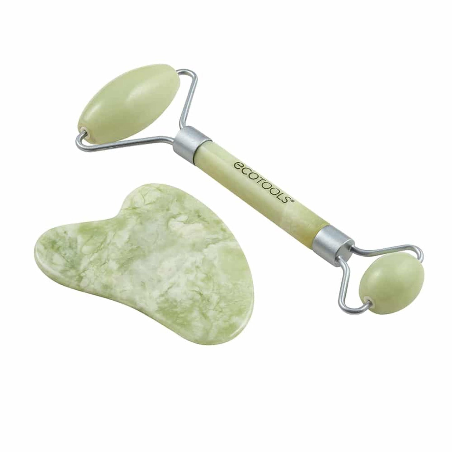 EcoTools Jade Facial Roller and Gua Sha Stone Duo Set
