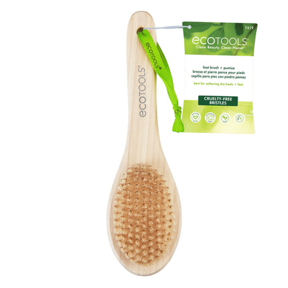 EcoTools Bristle & Pumice Stone Foot Brush 1pc