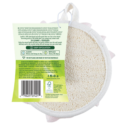 EcoTools Body Puff Dual Cleansing Pad Pink