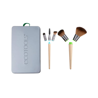 EcoTools Interchangeables Daily Essentials Total Face Makeup Brush Kit
