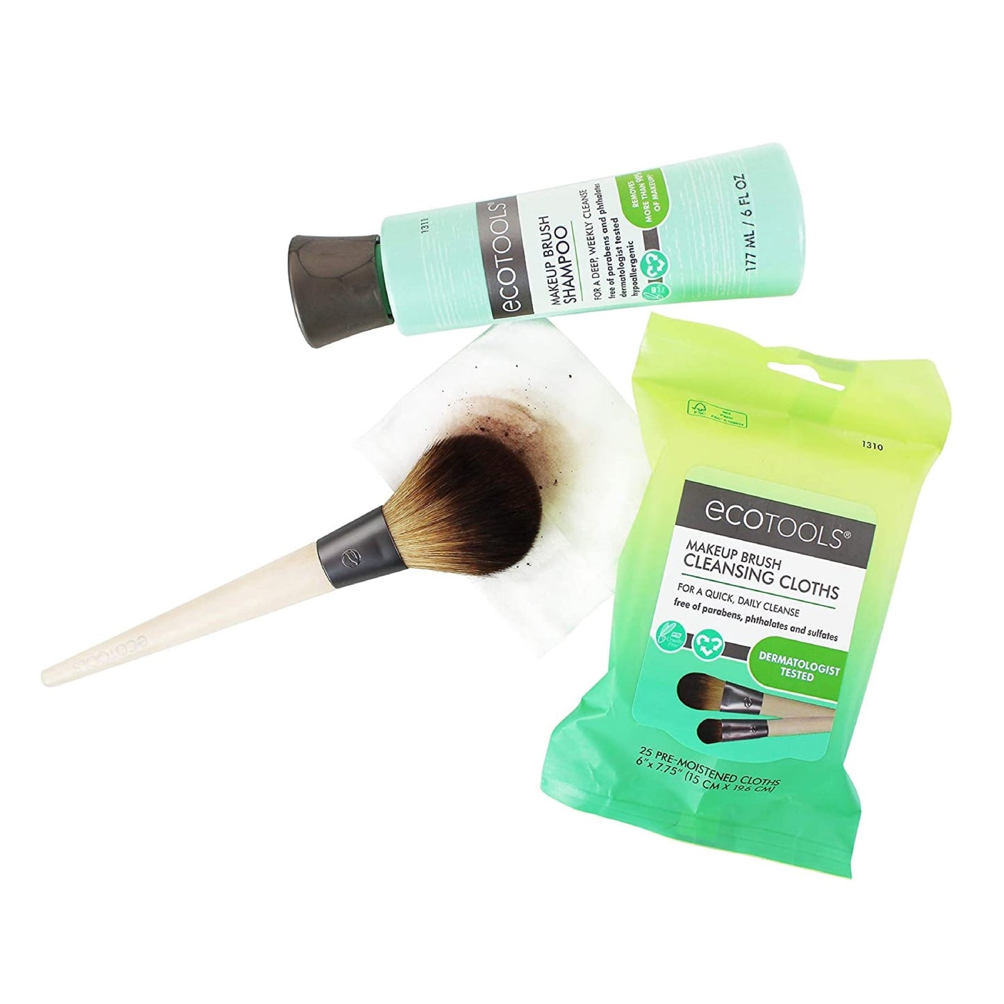 EcoTools Wonder Cover Complexion Foundation Makeup Brush 1pc