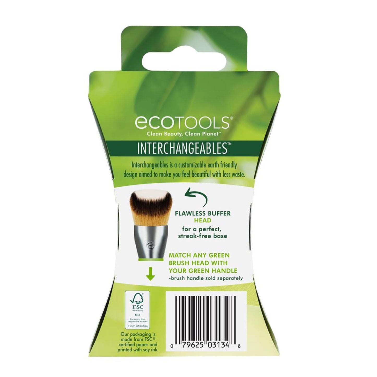 EcoTools Interchangeable Flawless Buffer Makeup Brush Head 1pc