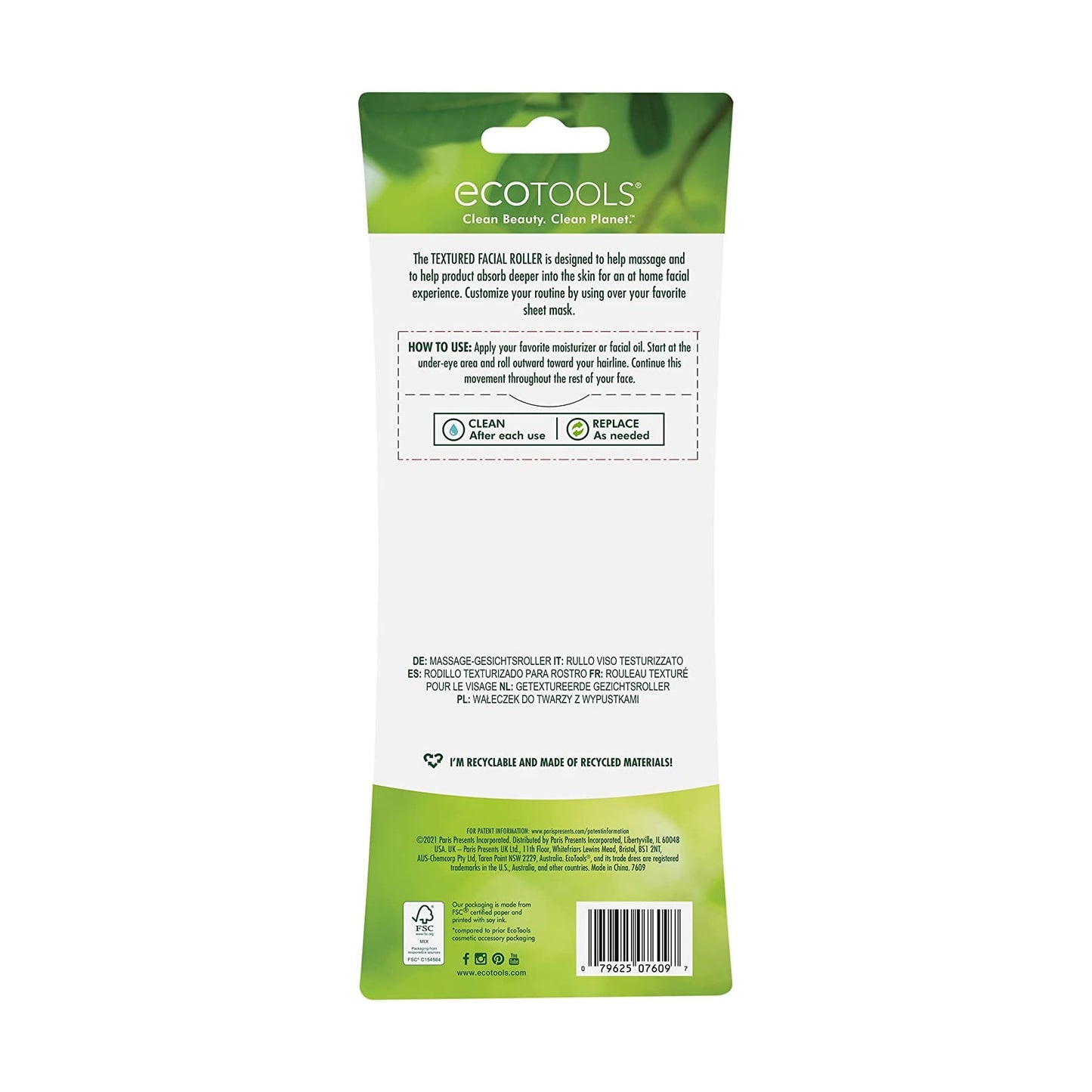 EcoTools Textured Facial Roller 1pc